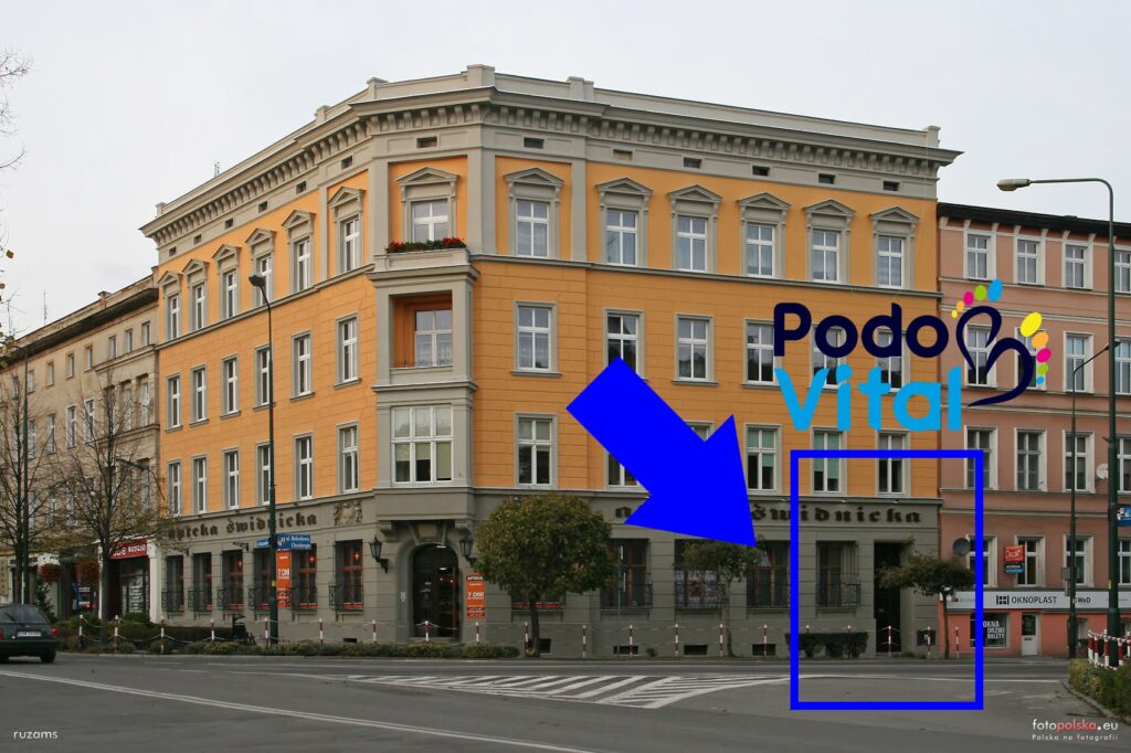PodoVital Świdnica Siedziba z zewnątrz